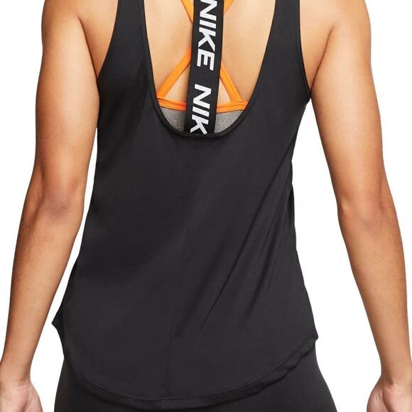 Nike Pro Intertwist Dri-Fit Victory Elastika Women's Tank Top Small S Black - Picture 6 of 6